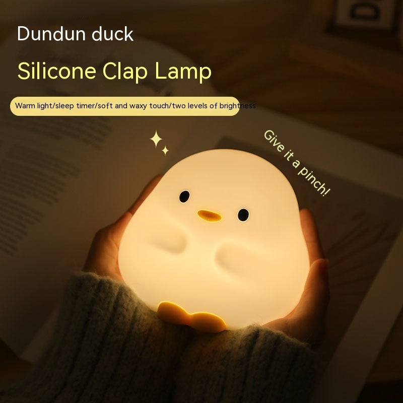 Söt nattlampa i LED med silikon material.